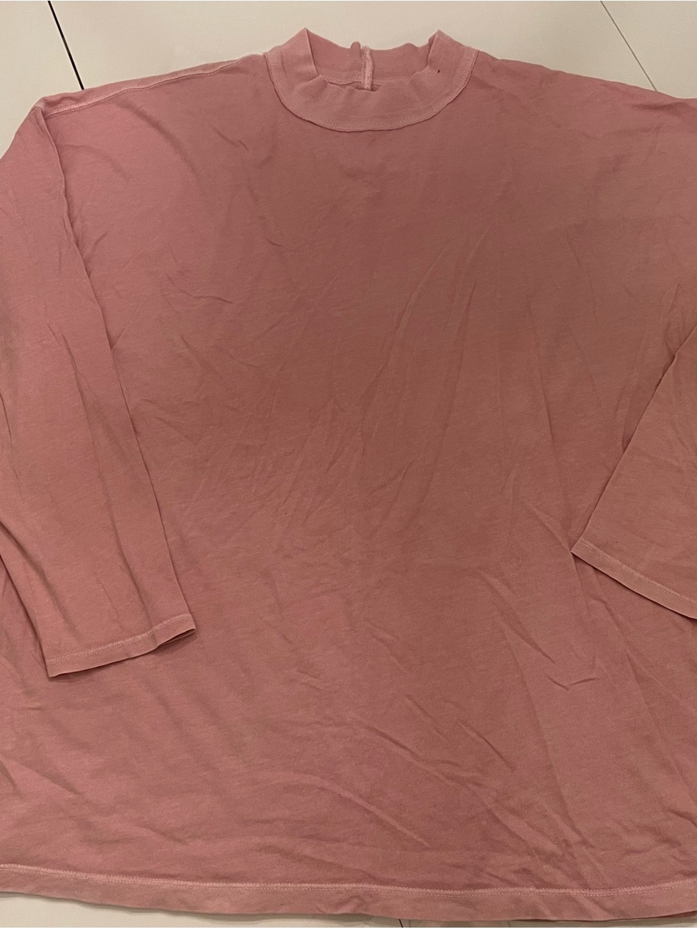 We The Free Soft Mock Neck Long Sleeve Top - Rosewood Pink